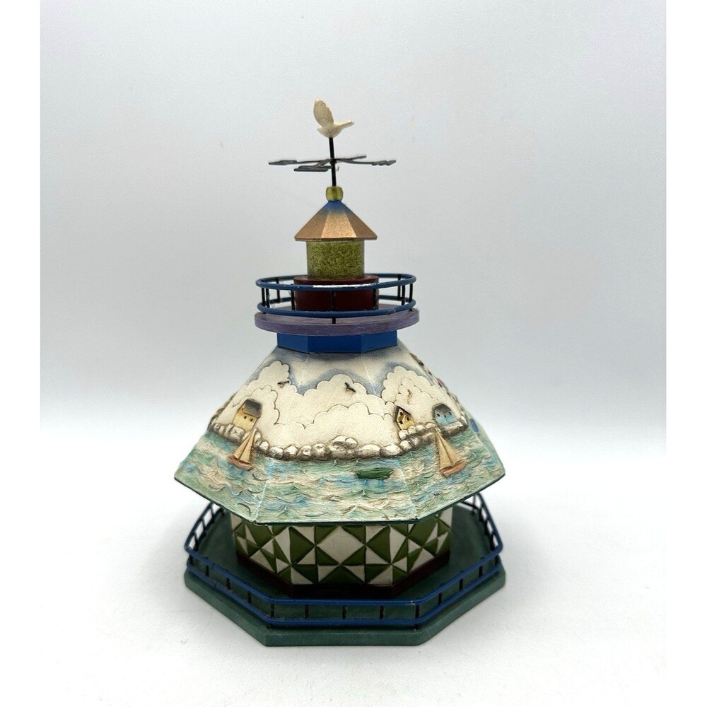 Vintage JIM SHORE Shorelights 2003 SPIRIT OF THE SEA Coastal Lighthouse Figurine